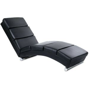 Relax fotel 154,5 x 51 x 73 cm - fekete