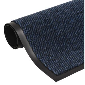 VidaXL négyszögletes szennyfogó szőnyeg 80 x 120 cm kék