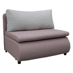 Fotelágy ágyneműtartóval, párnával, rózsaszín - KENT