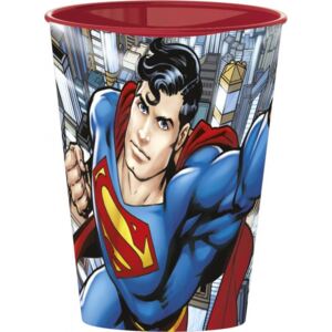 Superman műanyag pohár piros