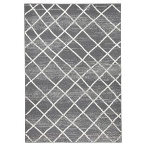 Rhombe sötétszürke szőnyeg, 160 x 230 cm - Zala Living