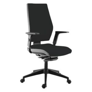Manutan One irodai szék, fekete%