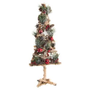 NV-141265-k - karácsonyfa, fa, tobozos, 26X70 , gömbös, természetes