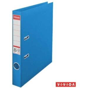 Iratrendező, 50 mm, A4, PP, élvédő sínnel, ESSELTE Standard, Vivida kék (E624071)