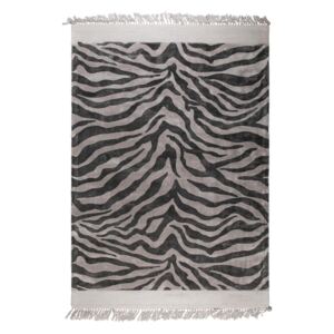 Zebra friendly fekete szőnyeg 160x230