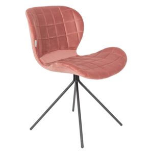 OMG rózsaszín bársony szék