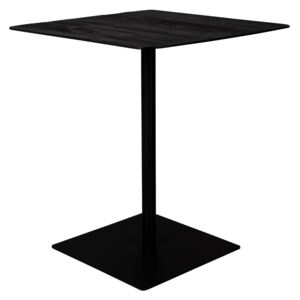 Braza szögletes fekete alacsony bárasztal