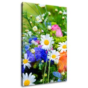 Gario Vászonkép Pillangók és virágok a gyönyörű kertben Méretek (sz x m): 40 x 60 cm