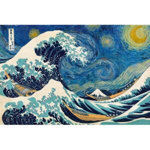 Plakát Starry Wave, (91.5 x 61 cm)