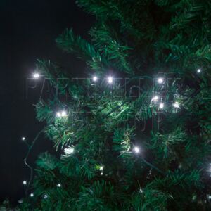 Karácsonyi fényfüzér 5m - hideg fehér, beltéri (100 LED)