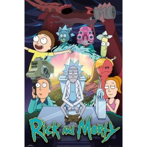 Rick Morty - Season 4 Plakát, (61 x 91,5 cm)