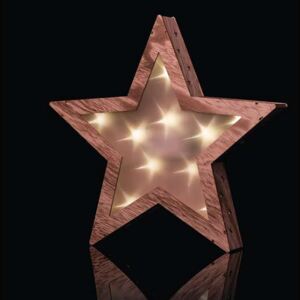 EMOS LED dekoráció (0.6W/10 LED) meleg fehér, 3D csillag