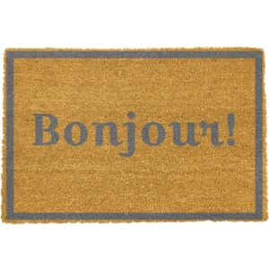 Bonjour Grey kókuszrost lábtörlő, 40 x 60 cm - Artsy Doormats