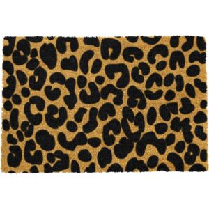 Leopard természetes kókuszrost lábtörlő, 40 x 60 cm - Artsy Doormats