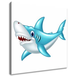 Gario Vászonkép Kék cápa Méretek (sz x m): 30 x 30 cm