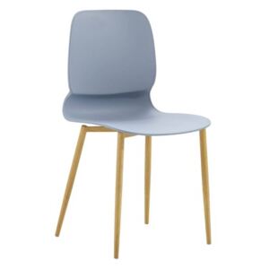 Modern műanyag szék, szürke - SCARABE