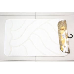 Fürdőszobai kétrészes szett SYMBOL STRIPE (50x80 cm) - 01 - fehér