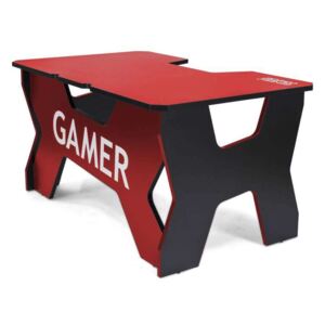 Generic Confort Gamer2NR 200kg, fekete szegély, piros gamer asztal