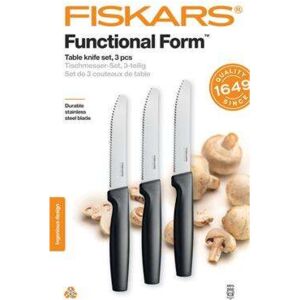 FISKARS Késkészlet, asztali, 12 cm, FISKARS "Functional Form" fekete