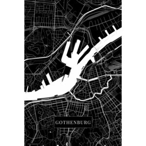 Gothenburg black térképe
