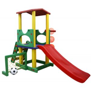 Inlea4Fun kerti játszótér csúszdával és sporteszközökkel 230 cm