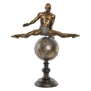 Arany antikolt atléta dekoráció figura