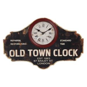 Vintage Falióra Old Town Clock London üveg előlappal