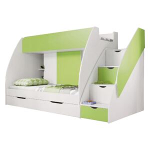 Matobútor Multifunkciós emeletes ágy Marko -többféle színben Szín: Zöld