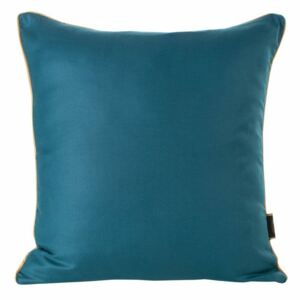 Premium mako-szatén párnahuzat Sötét türkiz/arany 45x45 cm 1db