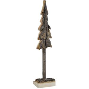 Fenyőfa alakú dekoráció fából, magasság 44 cm - Ego Dekor