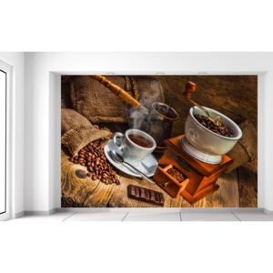 Gario Fotótapéta Kávés világ Méretek (sz x m): 200 x 135 cm, Anyag: Latex (ragasztó ingyen)