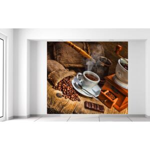Gario Fotótapéta Kávés világ Méretek (sz x m): 268 x 240 cm, Anyag: Latex (ragasztó ingyen)