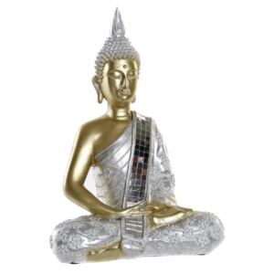 Figura műgyanta 29x15x40 buddha aranyozott (készletről)