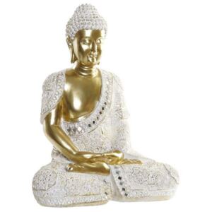 Figura műgyanta 34x21,7x41 buddha aranyozott (készletről)