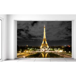 Gario Fotótapéta Eiffel-torony esti fényképe Méretek (sz x m): 200 x 135 cm, Anyag: Latex (ragasztó ingyen)