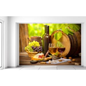 Gario Fotótapéta Vörös és fehér bor Méretek (sz x m): 200 x 135 cm, Anyag: Latex (ragasztó ingyen)