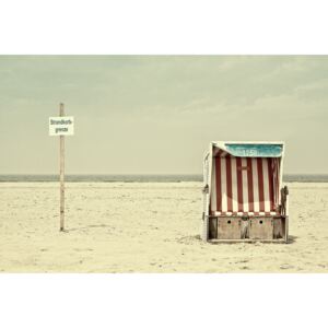 Exkluzív Művész Fotók Beach chair border, Burghard Nitzschmann