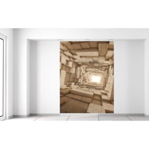 Gario Fotótapéta Fa 3D alagút 150x200cm Anyag: Latex (ragasztó ingyen)