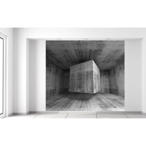 Gario Fotótapéta Repülő betonkocka 3D Méretek (sz x m): 268 x 240 cm, Anyag: Latex (ragasztó ingyen)