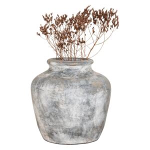 SANTO szürke terracotta váza