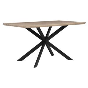 Asztal YZ1097, Szín: Fényes fa + fekete