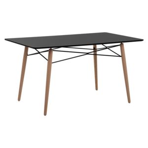 Asztal YZ1214, Szín: Világosbarna + fekete
