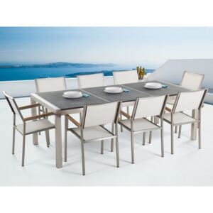 Asztal és szék garnitúra YZ1402, Szín: Fekete + fehér