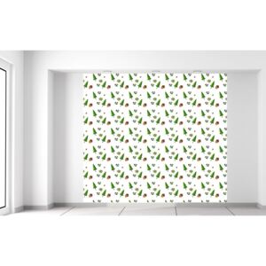 Gario Fotótapéta Zöld fácskák és makkok Méretek (sz x m): 268 x 240 cm, Anyag: Latex (ragasztó ingyen)