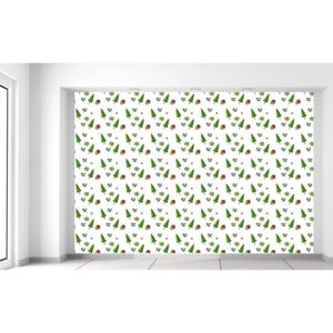 Gario Fotótapéta Zöld fácskák és makkok Méretek (sz x m): 368 x 248 cm, Anyag: Latex (ragasztó ingyen)