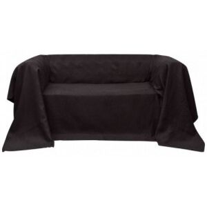 Mikro szálas kanapé terítő / védőhuzat 270 x 350 cm barna
