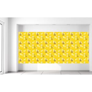 Gario Fotótapéta Kis sárga méhecskék Méretek (sz x m): 536 x 240 cm, Anyag: Latex (ragasztó ingyen)