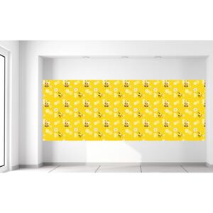 Gario Fotótapéta Kis sárga méhecskék Méretek (sz x m): 268 x 100 cm, Anyag: Latex (ragasztó ingyen)