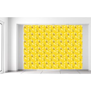 Gario Fotótapéta Kis sárga méhecskék Méretek (sz x m): 200 x 150 cm, Anyag: Latex (ragasztó ingyen)