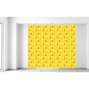 Gario Fotótapéta Kis sárga méhecskék Méretek (sz x m): 268 x 240 cm, Anyag: Latex (ragasztó ingyen)